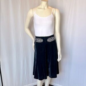 Silk Velvet by Noa Noa Velvet and Beaded Skirt